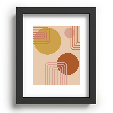 June Journal Modern Desert Abstract Shapes Recessed Framing Rectangle