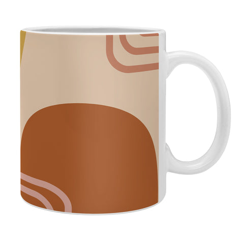 June Journal Modern Desert Abstract Shapes Coffee Mug