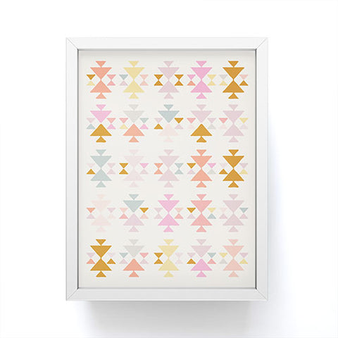 June Journal Painted in Pastel Framed Mini Art Print