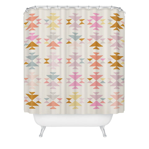 June Journal Painted in Pastel Shower Curtain