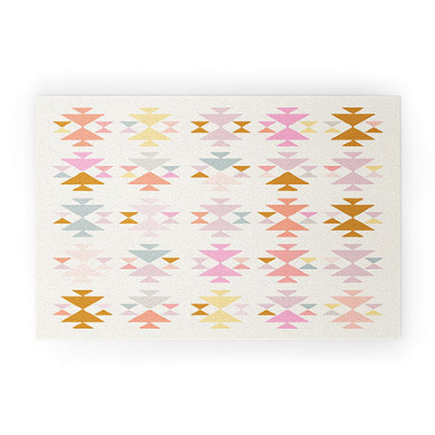 June Journal Painted in Pastel Welcome Mat