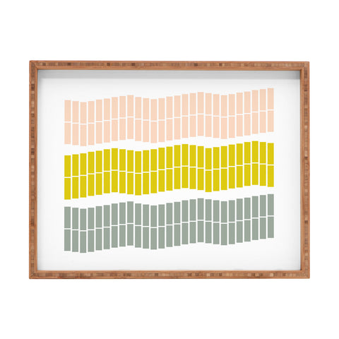 June Journal Pastel Piano Keys Rectangular Tray