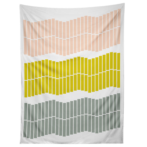 June Journal Pastel Piano Keys Tapestry