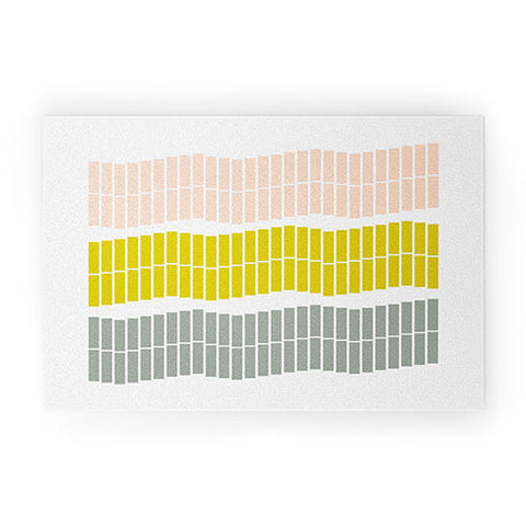 June Journal Pastel Piano Keys Welcome Mat
