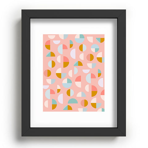 June Journal Playful Geometry Shapes Recessed Framing Rectangle