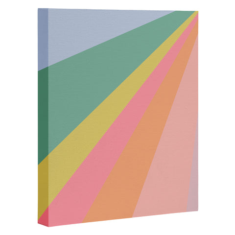 June Journal Rainbow Road Art Canvas