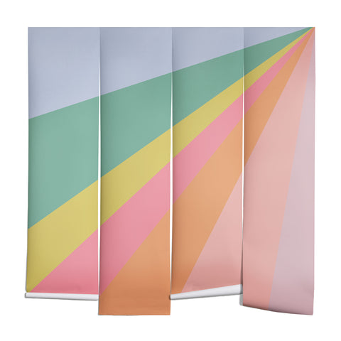 June Journal Rainbow Road Wall Mural