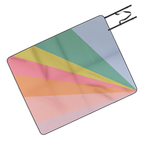 June Journal Rainbow Road Picnic Blanket