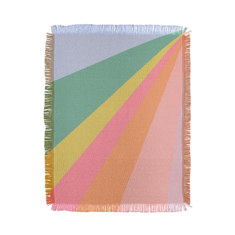 June Journal Rainbow Road Throw Blanket
