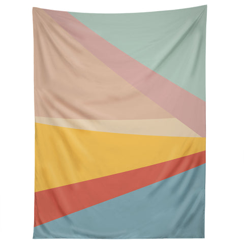 June Journal Retro Abstract Geometric Tapestry