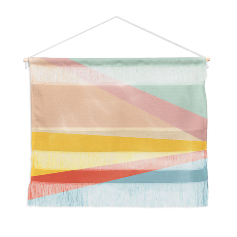 June Journal Retro Abstract Geometric Wall Hanging Landscape