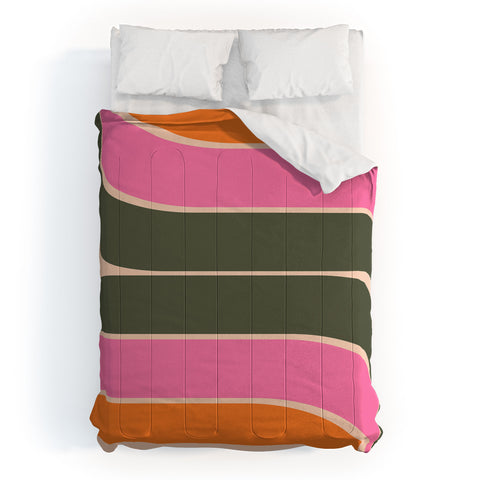 June Journal Retro Curve I Comforter