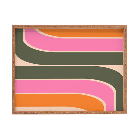 June Journal Retro Curve I Rectangular Tray