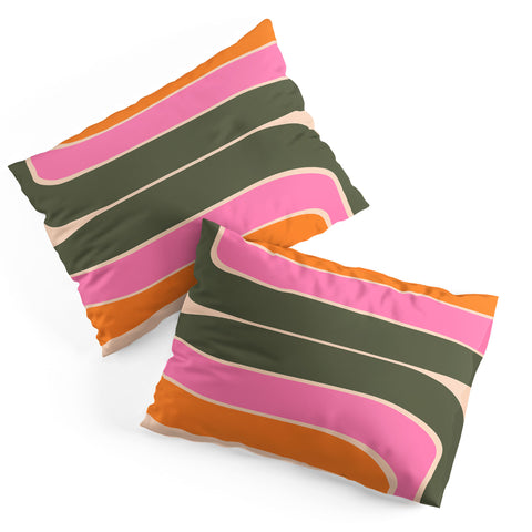 June Journal Retro Curve I Pillow Shams