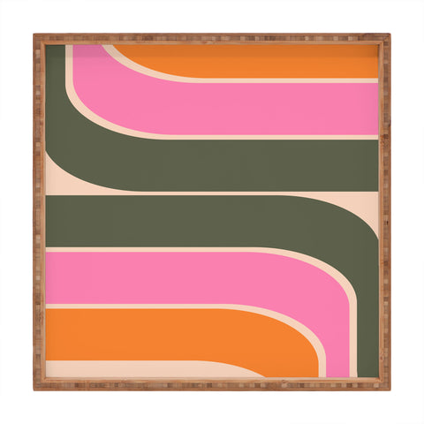 June Journal Retro Curve I Square Tray