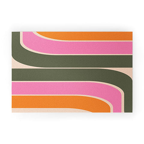 June Journal Retro Curve I Welcome Mat