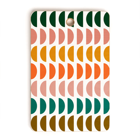 June Journal Retro Geometrics Cutting Board Rectangle