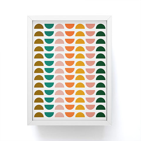 June Journal Retro Geometrics Framed Mini Art Print