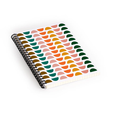 June Journal Retro Geometrics Spiral Notebook