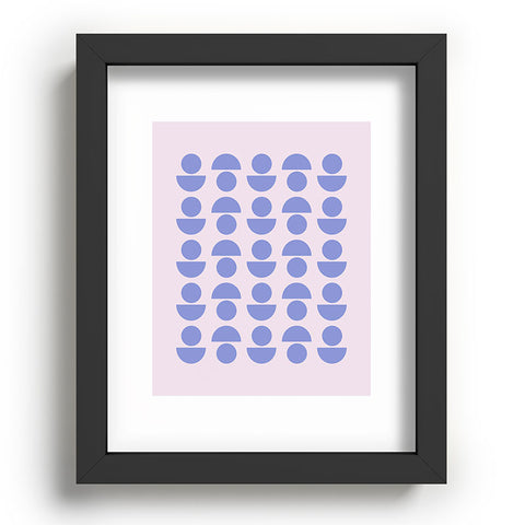 June Journal Shapes in Periwinkle Recessed Framing Rectangle