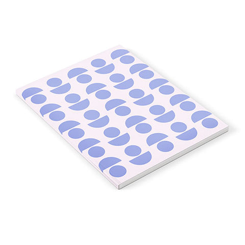 June Journal Shapes in Periwinkle Notebook