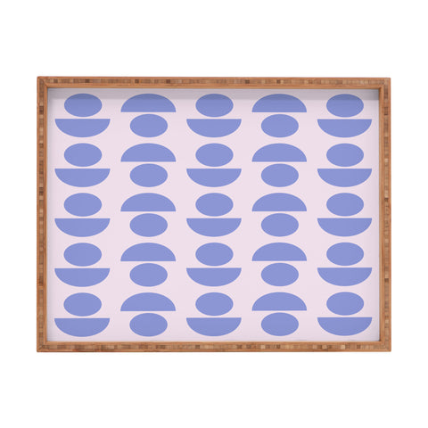 June Journal Shapes in Periwinkle Rectangular Tray