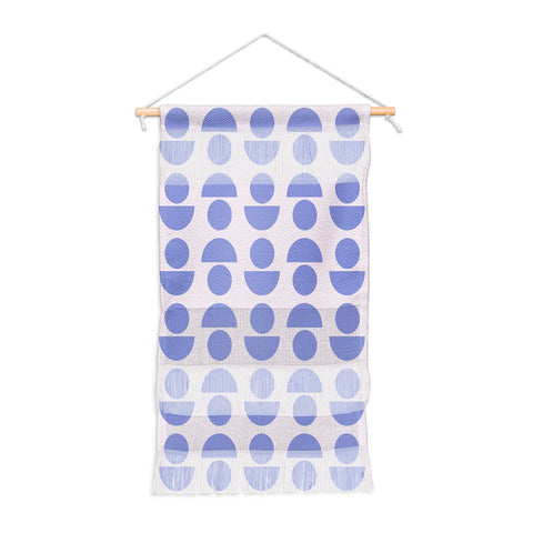 June Journal Shapes in Periwinkle Wall Hanging Portrait