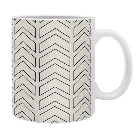 June Journal Simple Linear Geometric Shapes Coffee Mug
