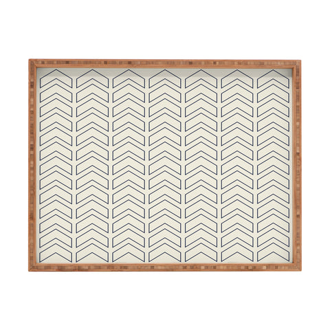 June Journal Simple Linear Geometric Shapes Rectangular Tray