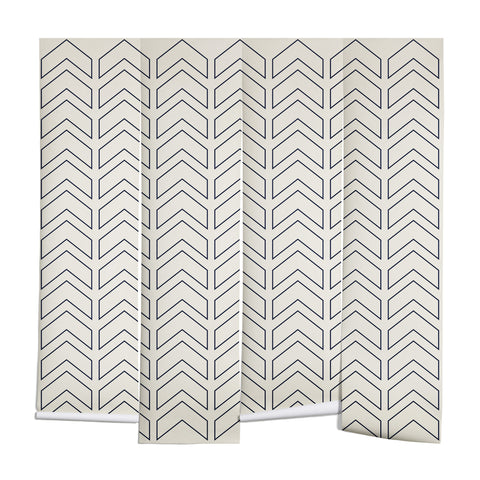 June Journal Simple Linear Geometric Shapes Wall Mural