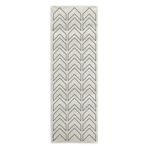 June Journal Simple Linear Geometric Shapes Yoga Towel
