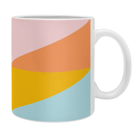 June Journal Simple Triangles in Fun Colors Coffee Mug
