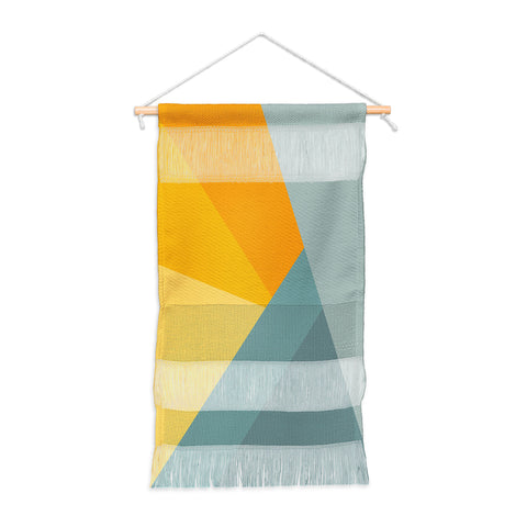 June Journal Sunset Triangle Color Block Wall Hanging Portrait