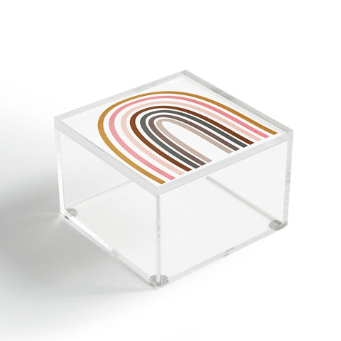 June Journal Whimsical Rainbow in Earthy Co Acrylic Box