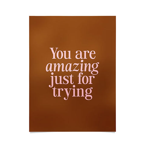 June Journal You Are Amazing Poster