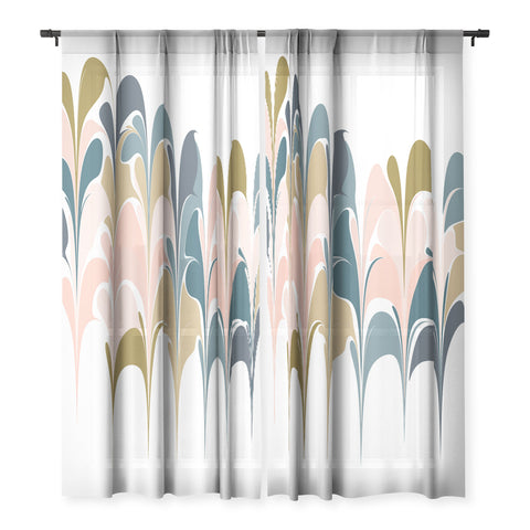 June Journal Zen Abstract Shapes Sheer Non Repeat