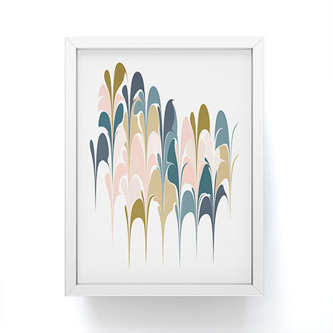 June Journal Zen Abstract Shapes Framed Mini Art Print