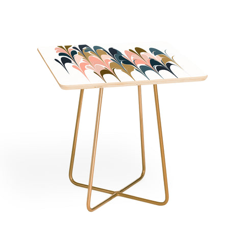 June Journal Zen Abstract Shapes Side Table