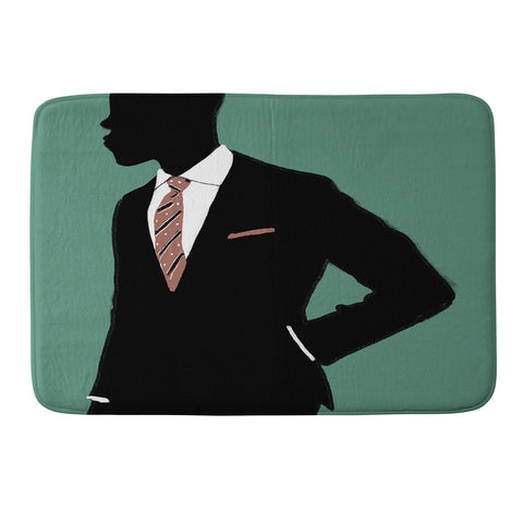 justin shiels Business Casual Memory Foam Bath Mat