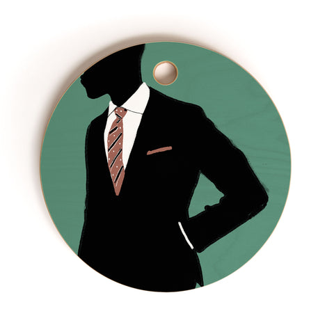 justin shiels Business Casual Cutting Board Round
