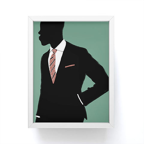 justin shiels Business Casual Framed Mini Art Print