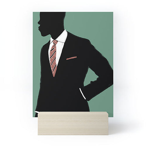 justin shiels Business Casual Mini Art Print