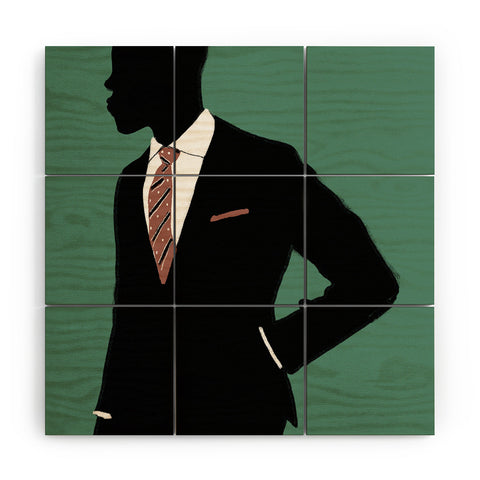 justin shiels Business Casual Wood Wall Mural