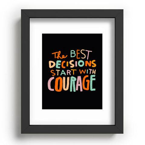 justin shiels Courage Recessed Framing Rectangle