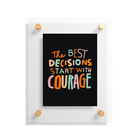 justin shiels Courage Floating Acrylic Print