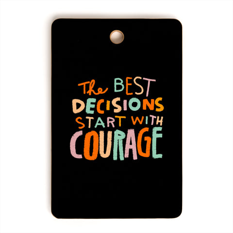 justin shiels Courage Cutting Board Rectangle