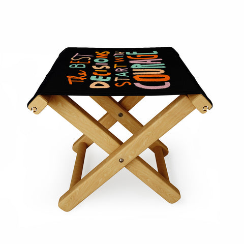 justin shiels Courage Folding Stool