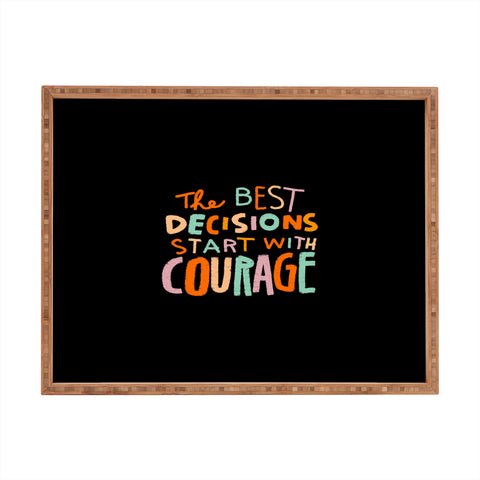 justin shiels Courage Rectangular Tray