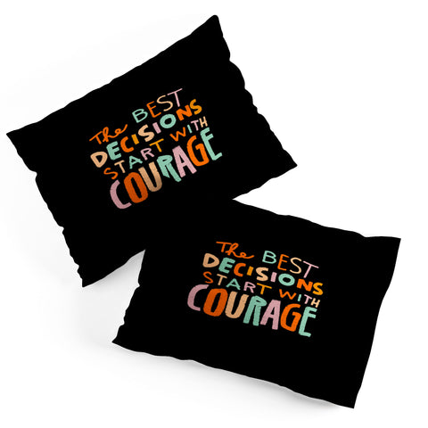 justin shiels Courage Pillow Shams