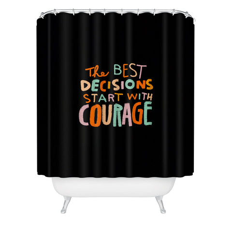 justin shiels Courage Shower Curtain